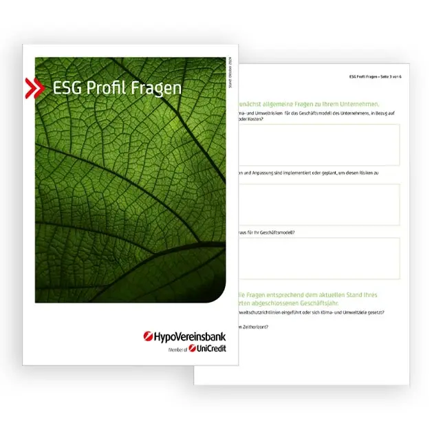 HVB Fragebogen ESG Profil Fragen