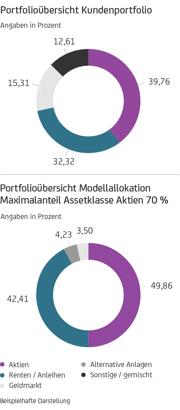 Portfoliostrukturvergleich