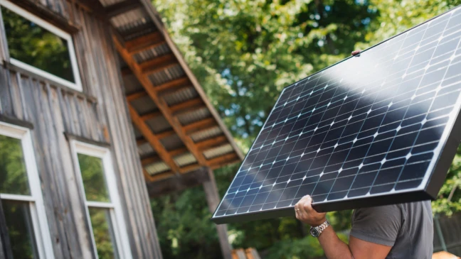 Solarmodul für energetische Sanierung