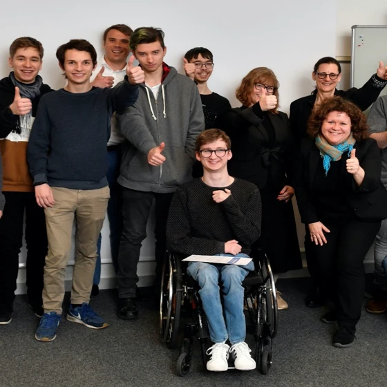 Gruppenbild Abschlussveranstaltung 2020 in der Pfennigparade München